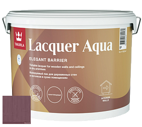 Краска Tikkurila Lacquer Aqua (полуглянцевый) лак интерьерный цвет 3461 Слива