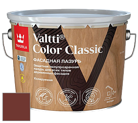 Краска Tikkurila Valtti Color Classic лазурь колеруемая для деревянного фасада цвет RAL 3009 