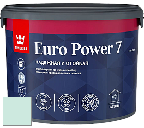 Краска Tikkurila Euro Power 7 краска для стен и потолков цвет NCS S 0515-B80G 