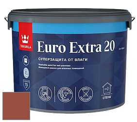 Краска Tikkurila Euro Extra 20 краска для стен и потолков цвет N409 