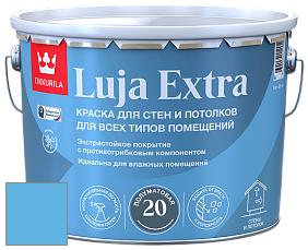 Краска Tikkurila Luja 20 Extra полуматовая краска для влажных помещений цвет NCS S 1050-R90B 