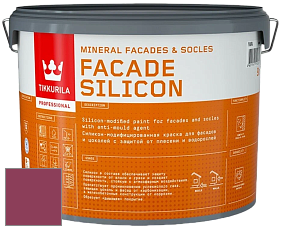 Краска Tikkurila Facade Silicon краска фасадная цвет NCS S 3060-R20B 