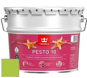 Краска Tikkurila Euro Pesto 10 эмаль цвет NCS S 0570-G40Y 