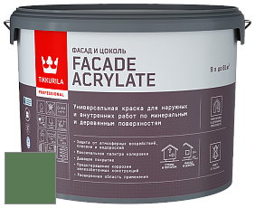 Краска Tikkurila Facade Acrylate краска внутренних и наружных работ цвет N381 