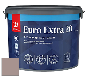 Краска Tikkurila Euro Extra 20 краска для стен и потолков цвет V479 Циркон