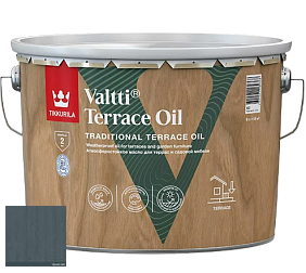 Краска Tikkurila Valtti Terrace Oil масло для наружных работ по дереву цвет 5086 Yö