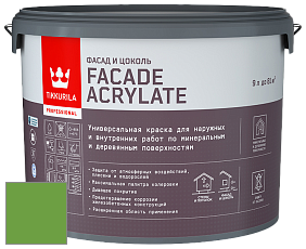 Краска Tikkurila Facade Acrylate краска внутренних и наружных работ цвет M382 