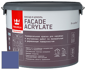 Краска Tikkurila Facade Acrylate краска внутренних и наружных работ цвет N347 