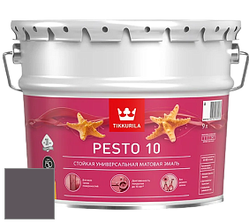 Краска Tikkurila Euro Pesto 10 эмаль цвет V502 Инжир