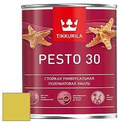 Краска Tikkurila Euro Pesto 30 эмаль цвет NCS S 1060-G80Y 