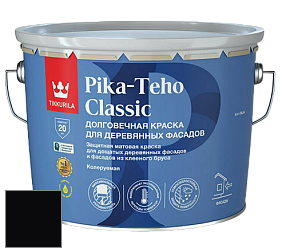 Краска Tikkurila Pika-Teho Classic краска для деревянных фасадов цвет RAL 9005 