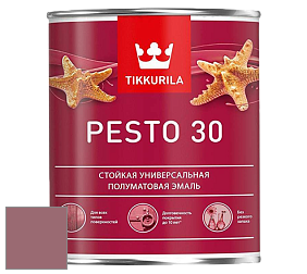 Краска Tikkurila Euro Pesto 30 эмаль цвет NCS S 4030-R10B 