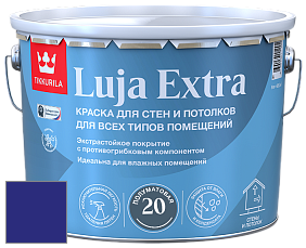 Краска Tikkurila Luja 20 Extra полуматовая краска для влажных помещений цвет RAL 5002 