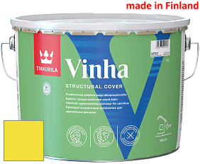 Краска Tikkurila Vinha кроющий антисептик для деревянных фасадов цвет RAL 1018 