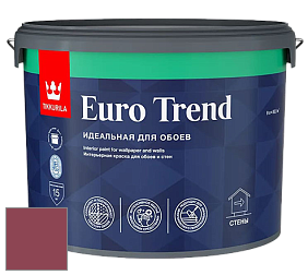 Краска Tikkurila Euro Trend краска для стен и потолков цвет M334 Кардинал