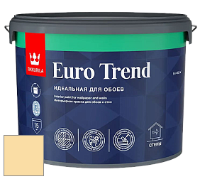 Краска Tikkurila Euro Trend краска для стен и потолков цвет Y308 Гоголь-моголь