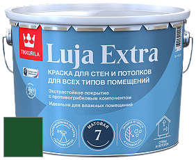 Краска Tikkurila Luja Extra 7 матовая краска для влажных помещений цвет RAL 6035 