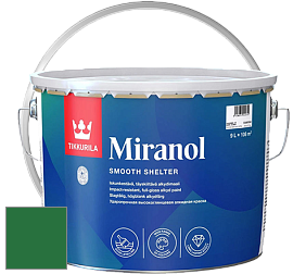 Краска Tikkurila Miranol высокопрочная эмаль цвет RAL 6001 