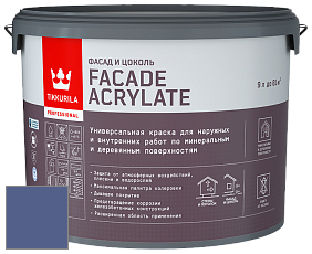 Краска Tikkurila Facade Acrylate краска внутренних и наружных работ цвет N349 