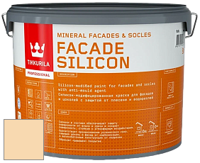 Краска Tikkurila Facade Silicon краска фасадная цвет Q125 