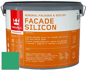 Краска Tikkurila Facade Silicon краска фасадная цвет NCS S 2060-G 