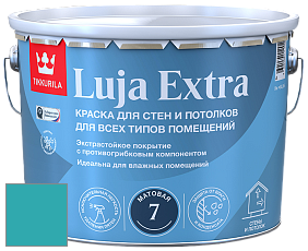 Краска Tikkurila Luja Extra 7 матовая краска для влажных помещений цвет NCS S 2050-B30G 