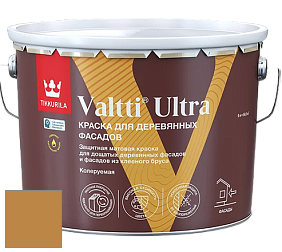 Краска Tikkurila Valtti Ultra краска для деревянных фасадов цвет D105 Sinappi