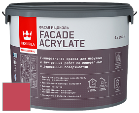 Краска Tikkurila Facade Acrylate краска внутренних и наружных работ цвет M328 