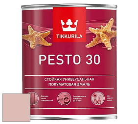 Краска Tikkurila Euro Pesto 30 эмаль цвет Y415 Фарфоровый цветок