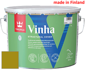 Краска Tikkurila Vinha кроющий антисептик для деревянных фасадов цвет RAL 1027 