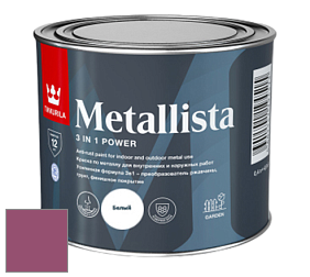 Краска Tikkurila Metallista краска по металлу цвет N338 Дикая роза