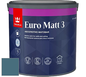 Краска Tikkurila Euro Matt 3 краска для стен и потолков цвет N437 