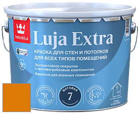 Краска Tikkurila Luja Extra 7 матовая краска для влажных помещений цвет RAL 2000 