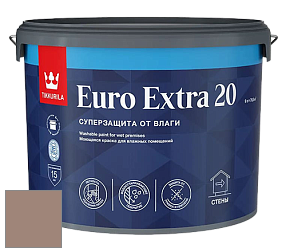 Краска Tikkurila Euro Extra 20 краска для стен и потолков цвет V477 Каменная стена