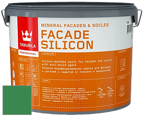 Краска Tikkurila Facade Silicon краска фасадная цвет NCS S 3060-G10Y 
