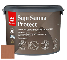 Краска Tikkurila Supi Sauna Protect защитный состав для сауны цвет 3449 Сердцевина