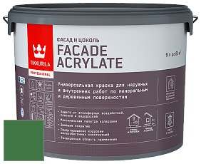 Краска Tikkurila Facade Acrylate краска внутренних и наружных работ цвет M381 