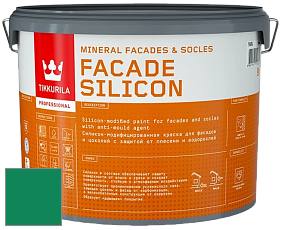 Краска Tikkurila Facade Silicon краска фасадная цвет RAL 6032 