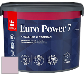 Краска Tikkurila Euro Power 7 краска для стен и потолков цвет Y424 