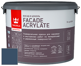 Краска Tikkurila Facade Acrylate краска внутренних и наружных работ цвет N431 