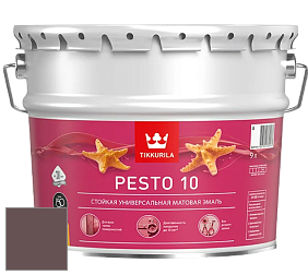 Краска Tikkurila Euro Pesto 10 эмаль цвет NCS S 7010-R10B 