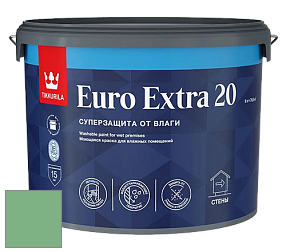 Краска Tikkurila Euro Extra 20 краска для стен и потолков цвет NCS S 2040-G10Y 