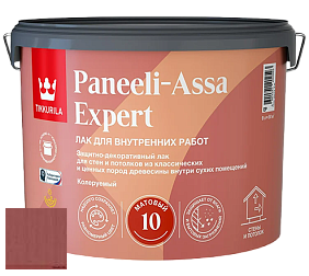 Краска Tikkurila Paneeli Assa Expert 10 интерьерный матовый лак цвет 3460 Чили