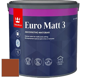 Краска Tikkurila Euro Matt 3 краска для стен и потолков цвет RAL 2013 