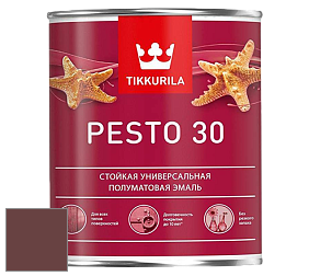 Краска Tikkurila Euro Pesto 30 эмаль цвет M422 Гранатовый сок