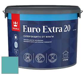 Краска Tikkurila Euro Extra 20 краска для стен и потолков цвет NCS S 2040-B40G 