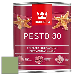 Краска Tikkurila Euro Pesto 30 эмаль цвет K384 Поляна