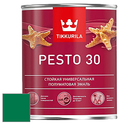 Краска Tikkurila Euro Pesto 30 эмаль цвет NCS S 3560-G 