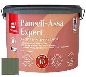 Краска Tikkurila Paneeli Assa Expert 10 интерьерный матовый лак цвет 5066 Lehti