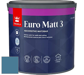 Краска Tikkurila Euro Matt 3 краска для стен и потолков цвет S362 
